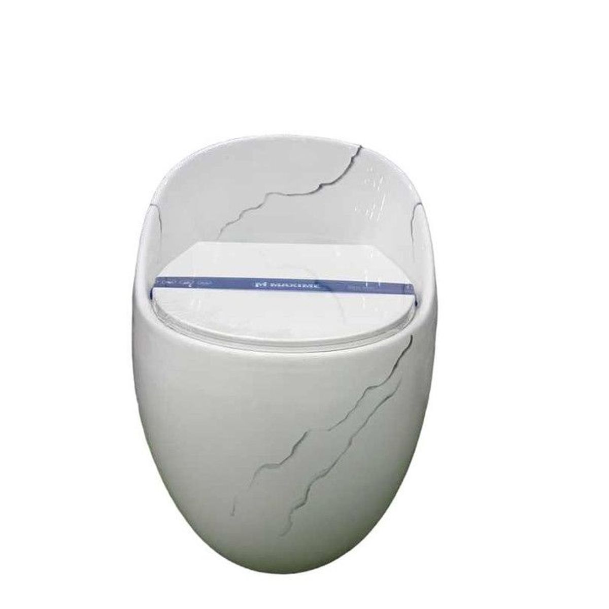 GENERICO - INODORO ONE PIECE BLANCO-MARMOLEADO