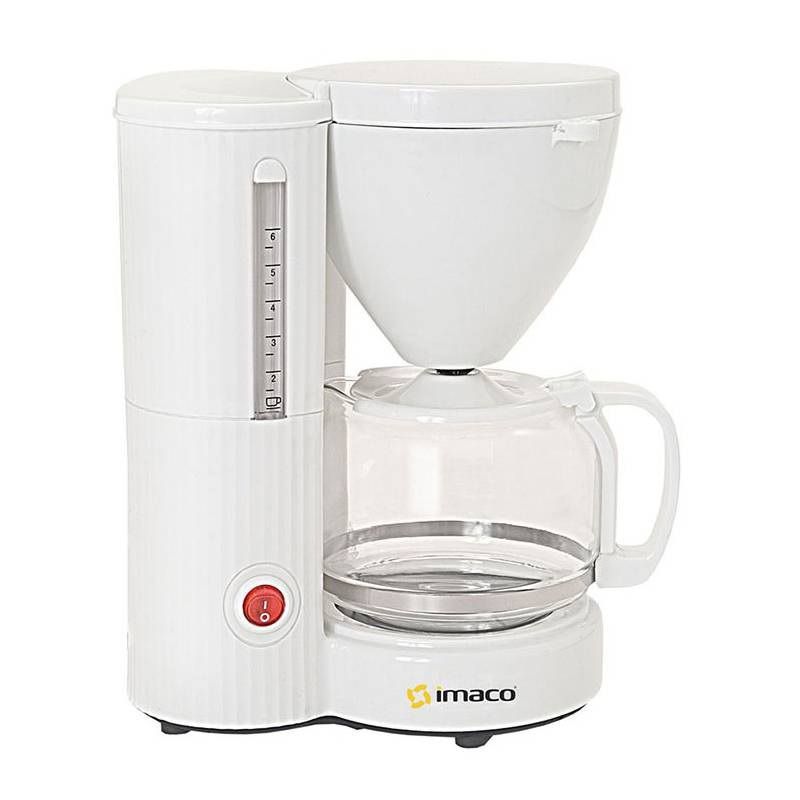 IMACO - Cafetera de 6-8 Tazas Imaco ICM608 Blanco