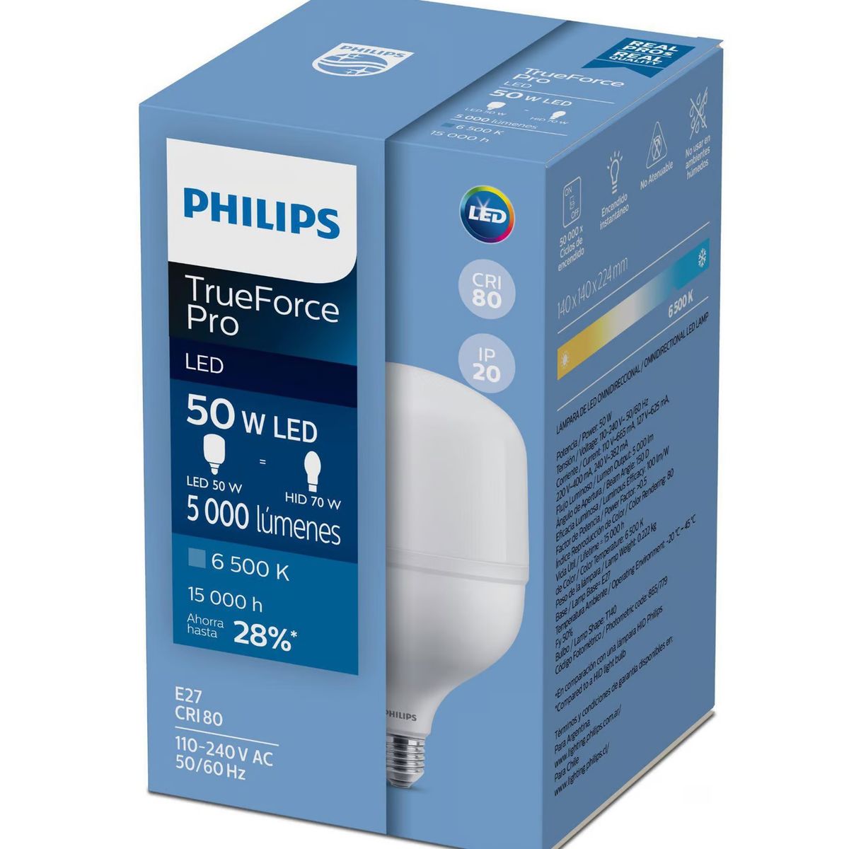 PHILIPS - Foco LED TrueForce Pro 50W 5000lm 6500K