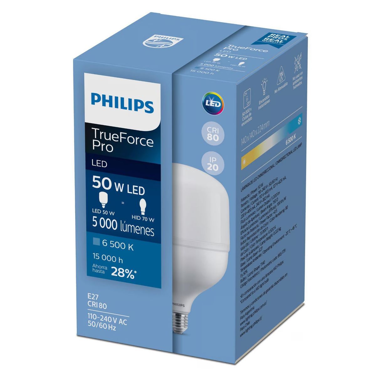 PHILIPS - Foco LED TrueForce Pro 50W 5000lm 6500K