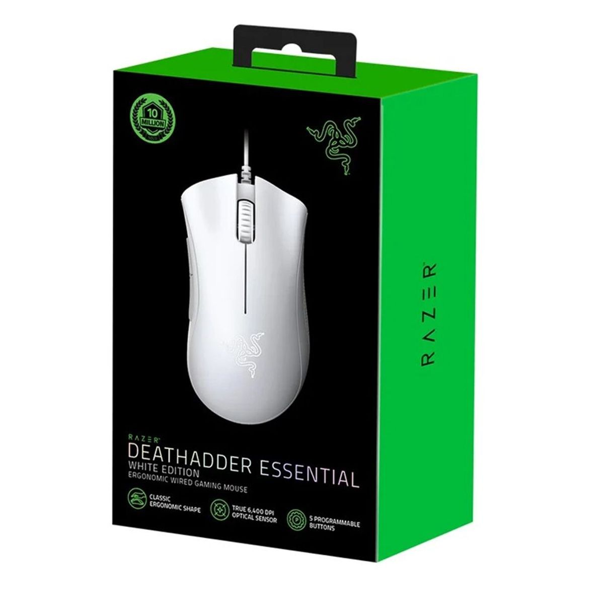 RAZER - Mouse Razer Deathadder Essential 6400 Dpi - Blanco