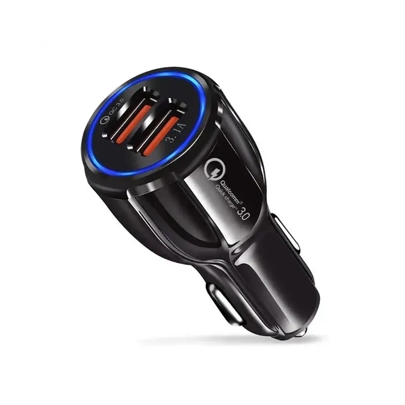 GENERICO - Dual QC3.0 2 USB Fast Car Charger - Ikafree