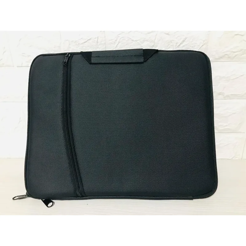 GENERICO - Funda Acolchada para Laptop 13 pulgadas / Doble Cierre y Asa Negro