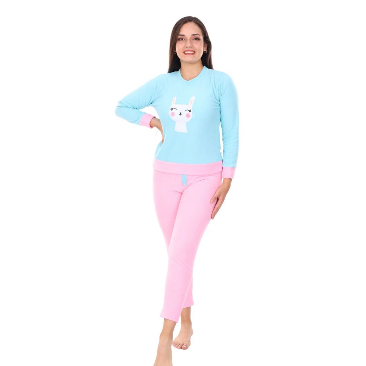 GENERICO - Pijama Micropolar Cute Rabbit - Inga Pijamas