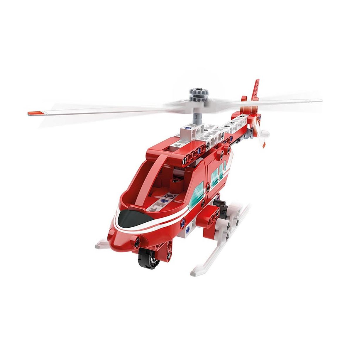 CLEMENTONI - Clementoni Ciencia y Juego Build - Helicóptero de Bomberos