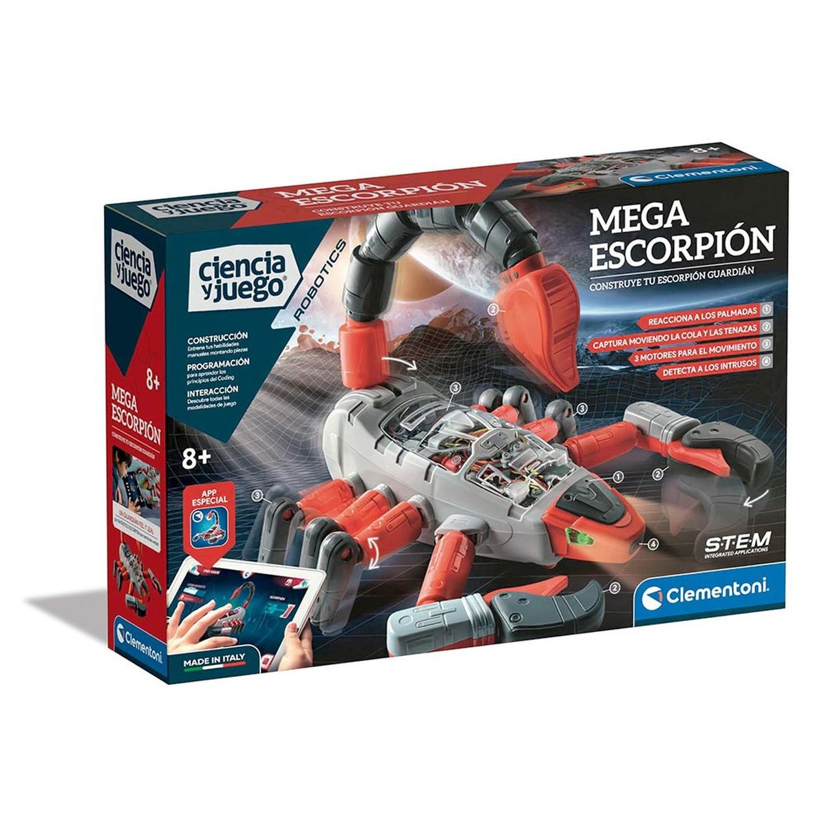 CLEMENTONI - Clementoni Ciencia y Juego Robotics - Mega Escorpión