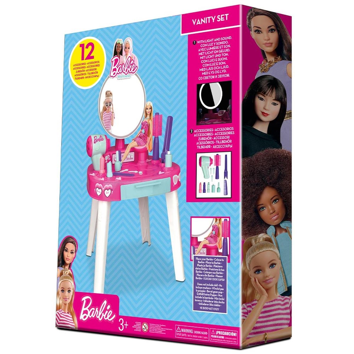 BARBIE - Barbie Tocador con Luz y Sonido