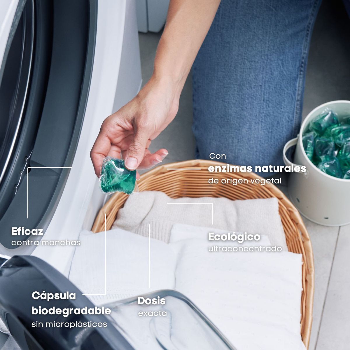 FLOPP - Detergente ecológico 16 cápsulas