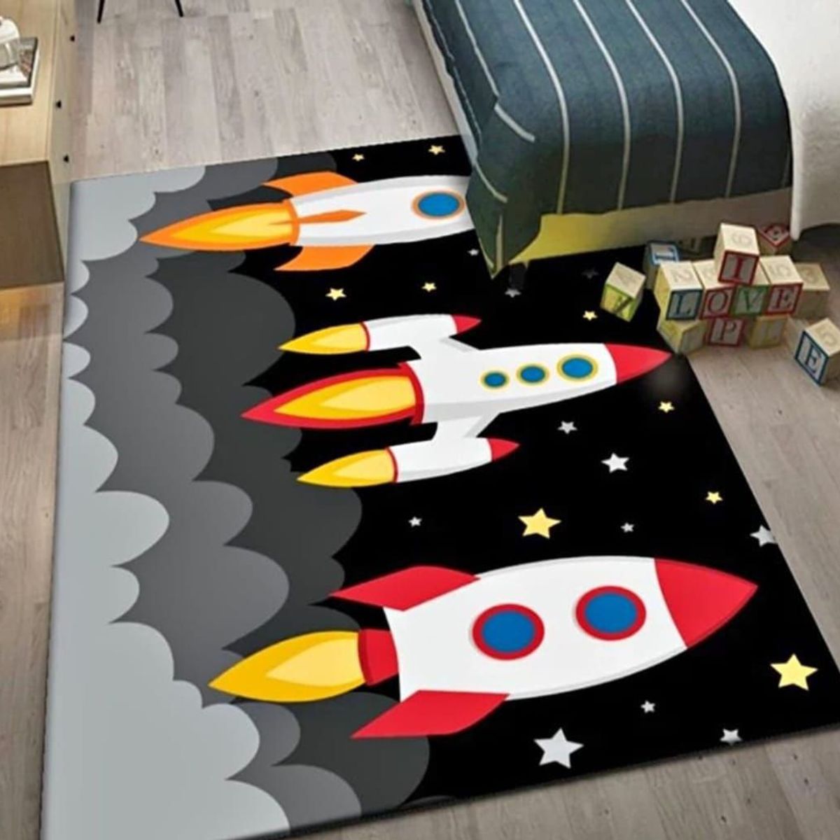 GENERICO - Alfombra tapete didáctico para niños  base anti deslizante 80 x 160cm