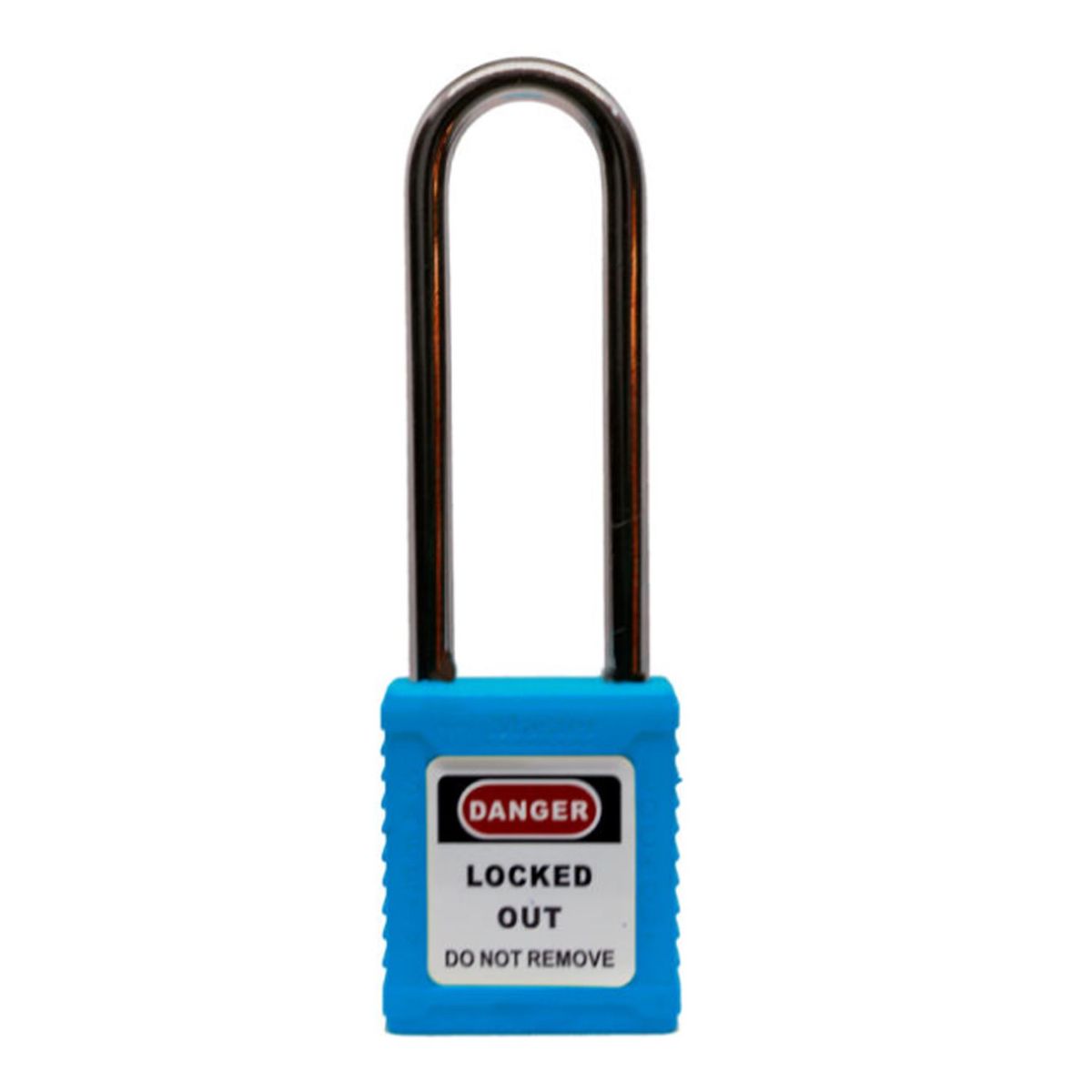 GENERICO - CANDADO NO AISLADO COLOR CELESTE 3 pulgadas