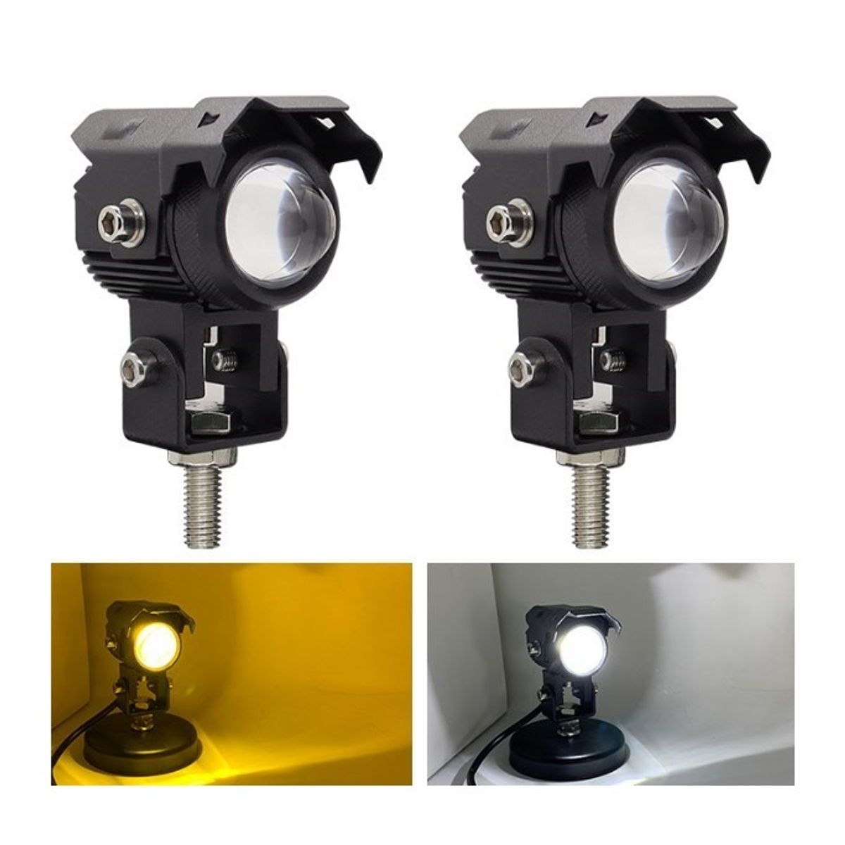 GENERICO - Faro Explorador Pesado Dual Auto-moto ventilador Potente