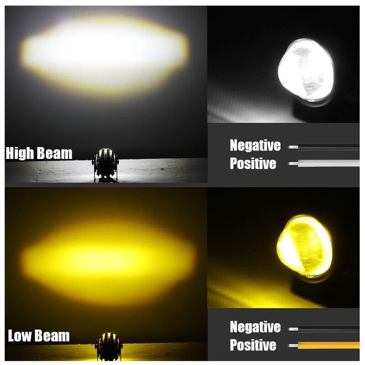 GENERICO - Faro Explorador Pesado Dual Auto-moto ventilador Potente