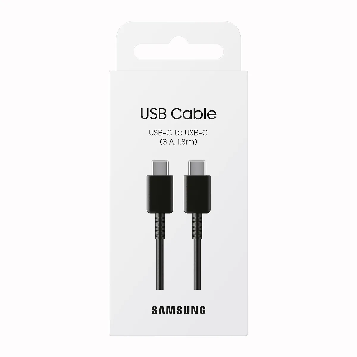 SAMSUNG - Cable Samsung USB-C A USB-C De 1.8 metros 3A 60Watts