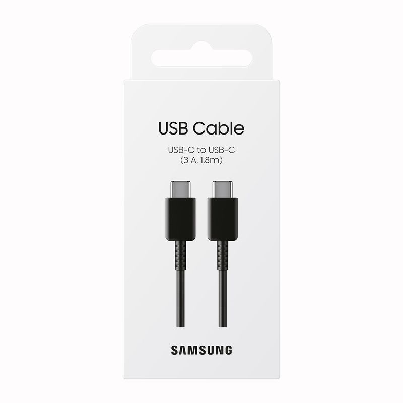 SAMSUNG - Cable Samsung USB-C A USB-C De 1.8 metros 3A 60Watts