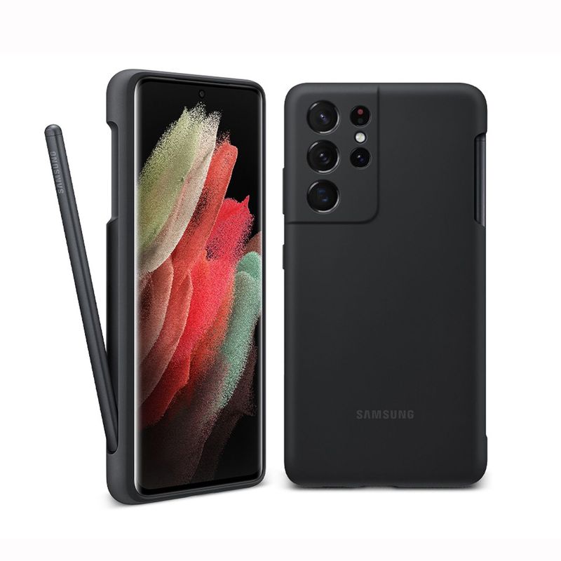 SAMSUNG - Case Samsung Silicone Cover Con S-Pen Para Galaxy S21 Ultra