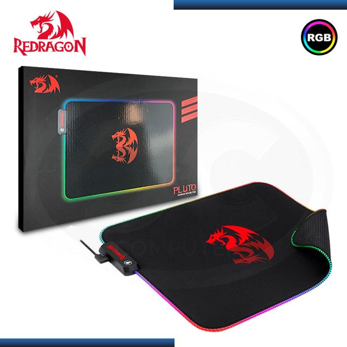 REDRAGON - P026 Mouse Pad RGB Redragon PLUTO