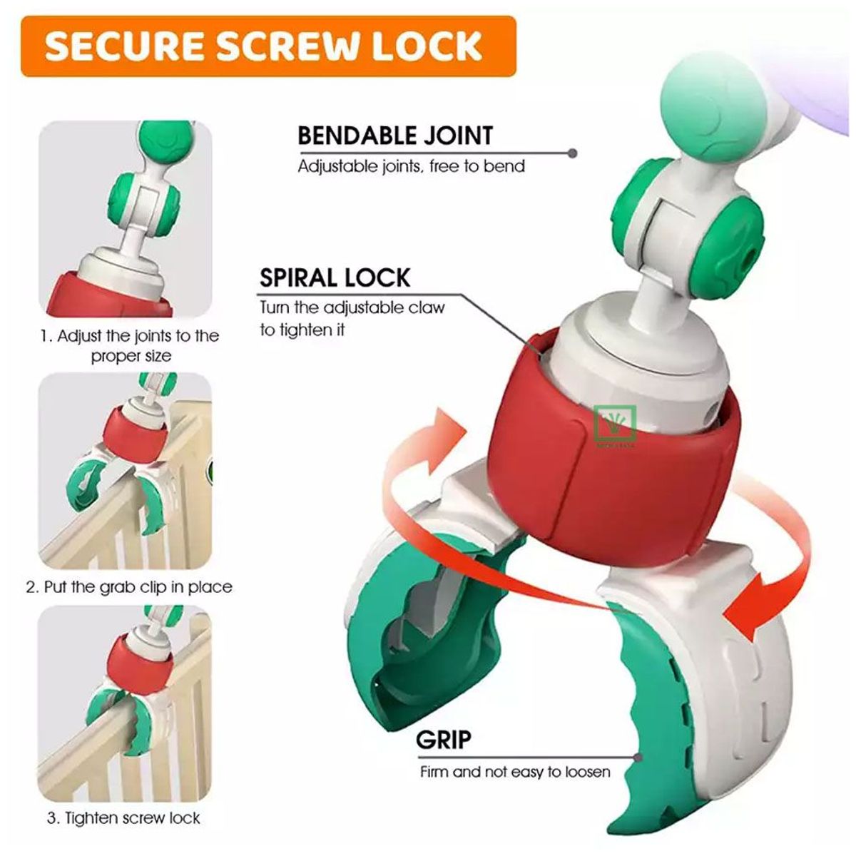 HUANGER - Arco Sonajero con Sonidos y Texturas Multifuncional HE0305