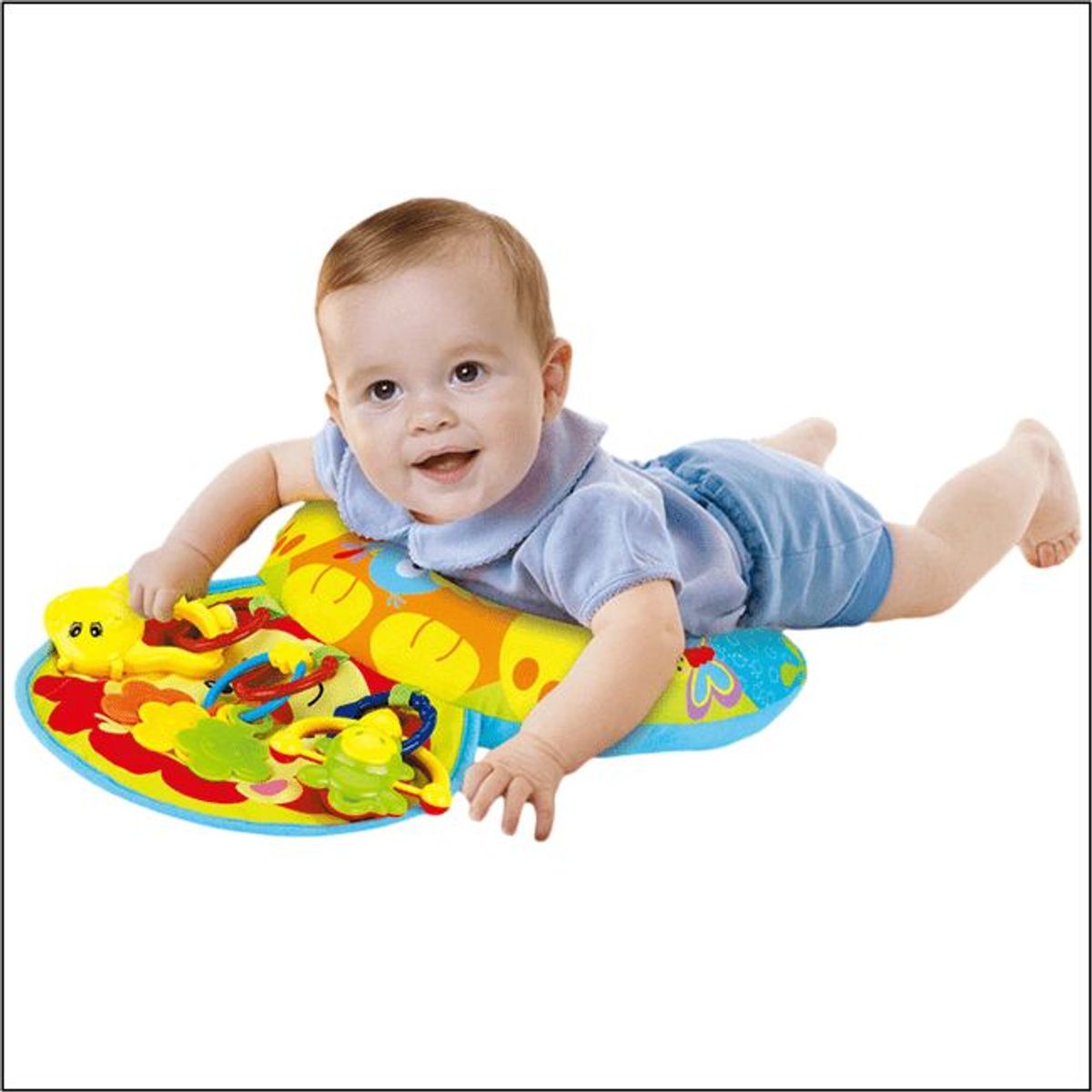 GENERICO - COJIN PARA ESTIMULAR EL GATEO DEL BEBE MODELO LEÓN