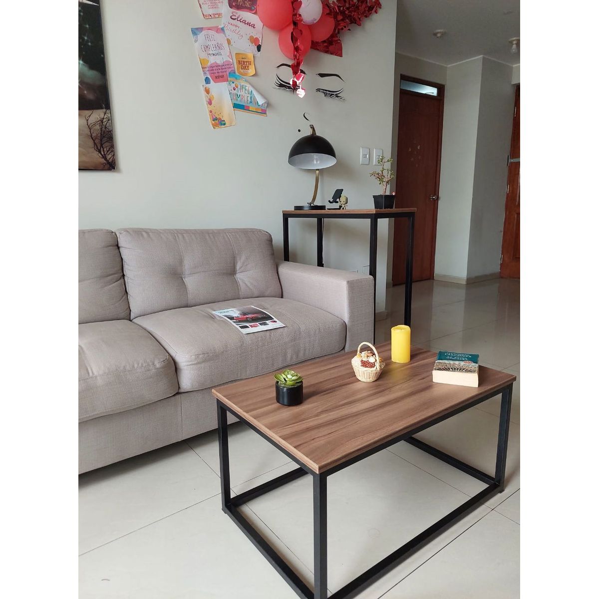 GENERICO - Mesa de centro nogal