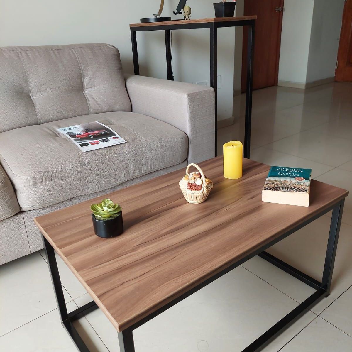 GENERICO - Mesa de centro nogal