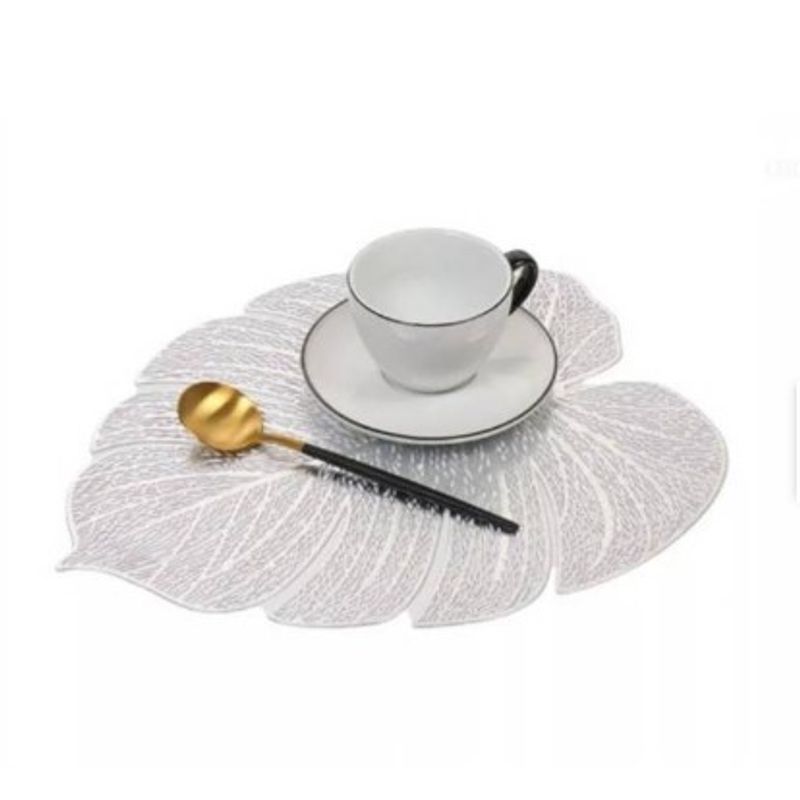 GENERICO - Individuales de Mesa Comedor 6 piezas Plateado de Calidad