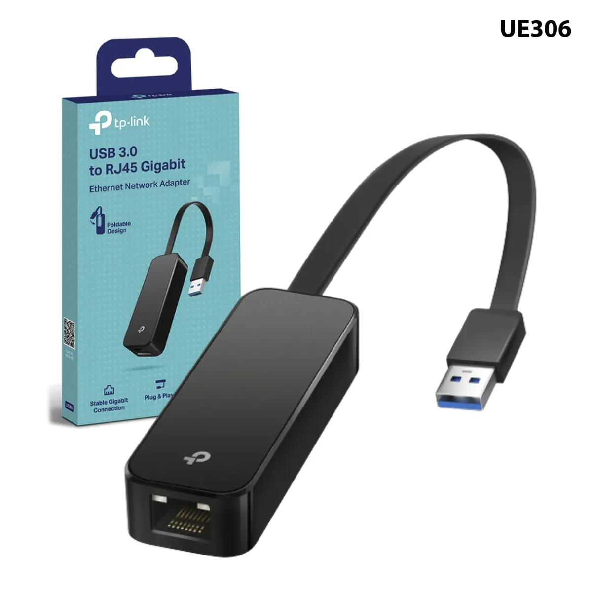 TP LINK - TP-LINK ADAPTADOR DE RED UE306 USB 3.0 GIGABIT (UE306)