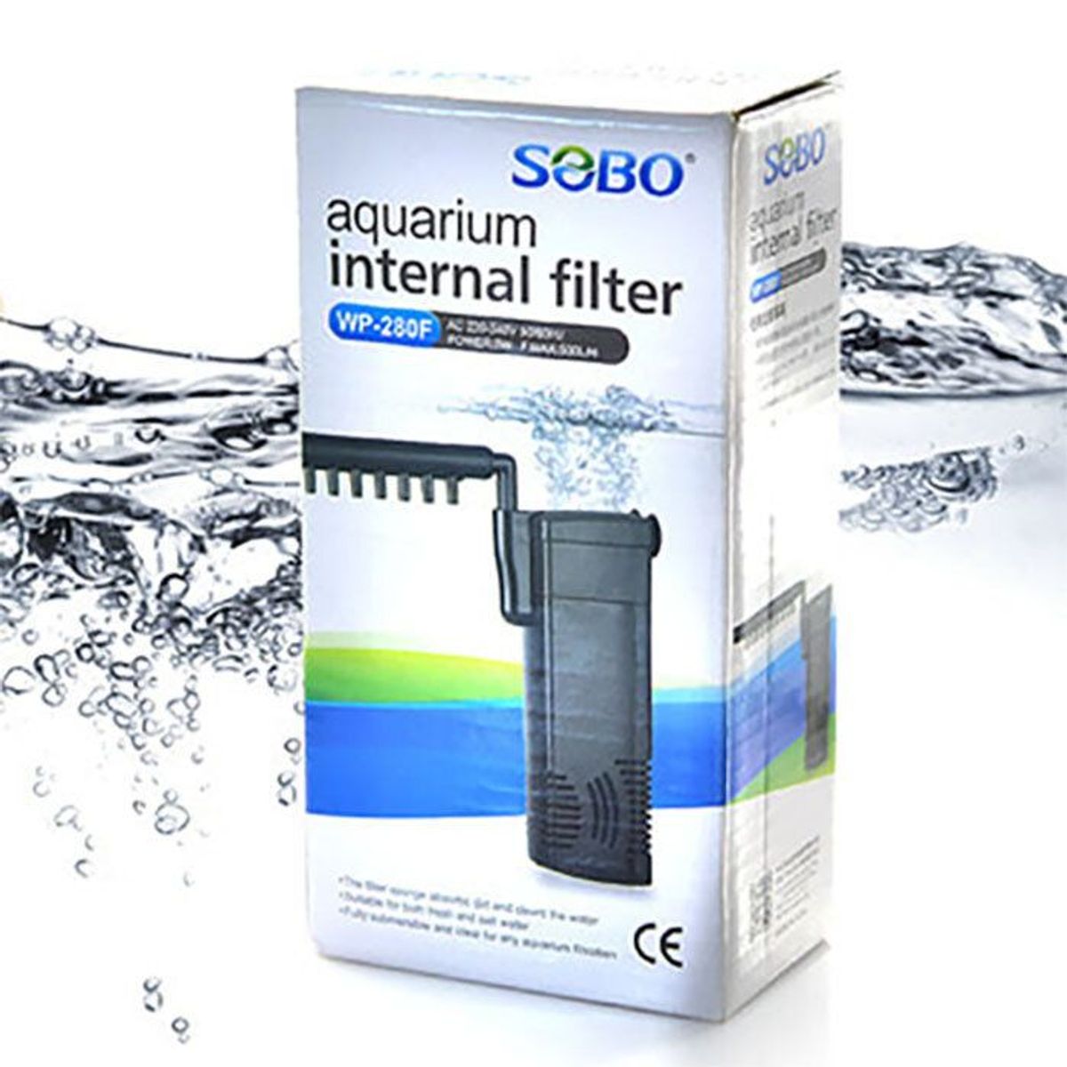 GENERICO - Filtro Para Pecera 5w 500lh Sumergible Wp 280f Sobo