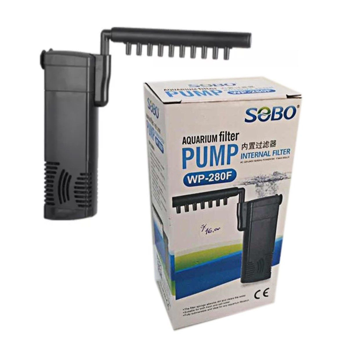 GENERICO - Filtro Para Pecera 5w 500lh Wp 280f Sumergible