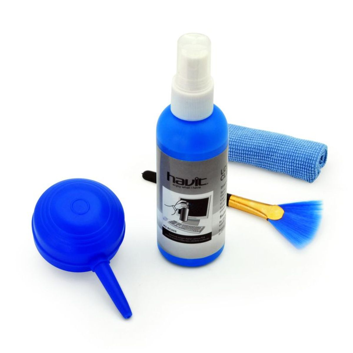 GENERICO - Kit Limpiador 4 en 1 para Laptop Pantalla de TV CELULARES En Caja