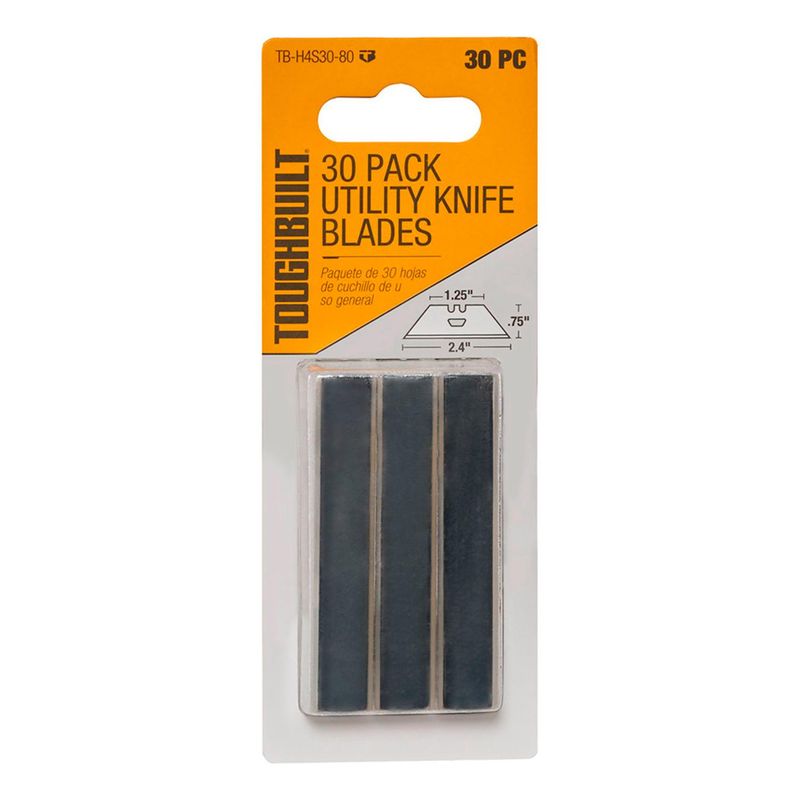 TOUGHBUILT - Repuesto para Cuchilla / Raspador 30 Und ToughBuilt TB-H4S30-80