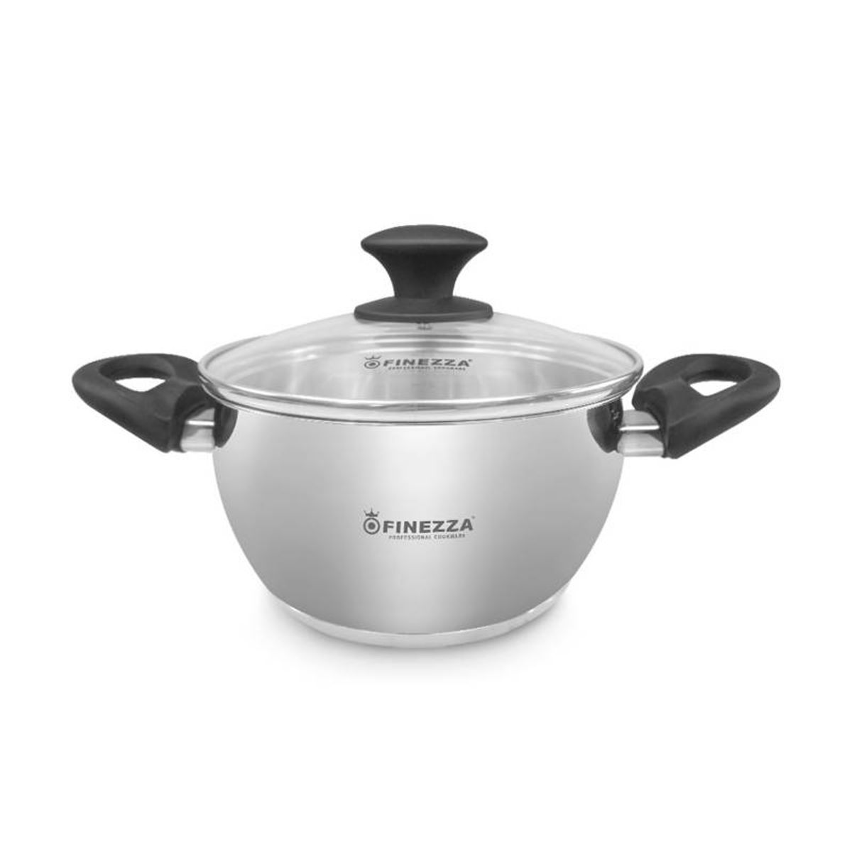 FINEZZA - Olla de Acero Inoxidable FINEZZA de 20 cm FF-0020-IN