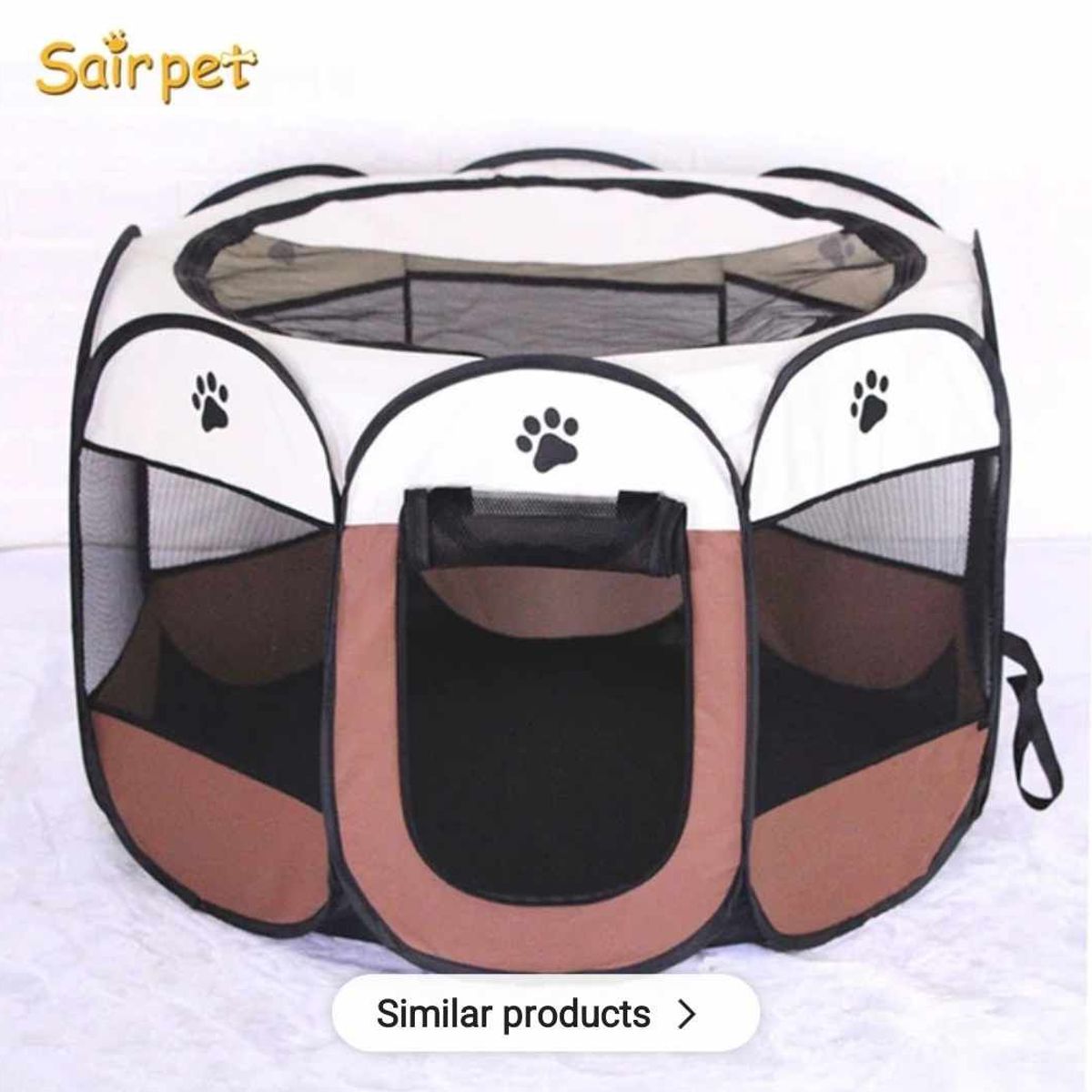 GENERICO - Corral Plegable Jaula Portatil Mascotas Perro Gato -Talla S