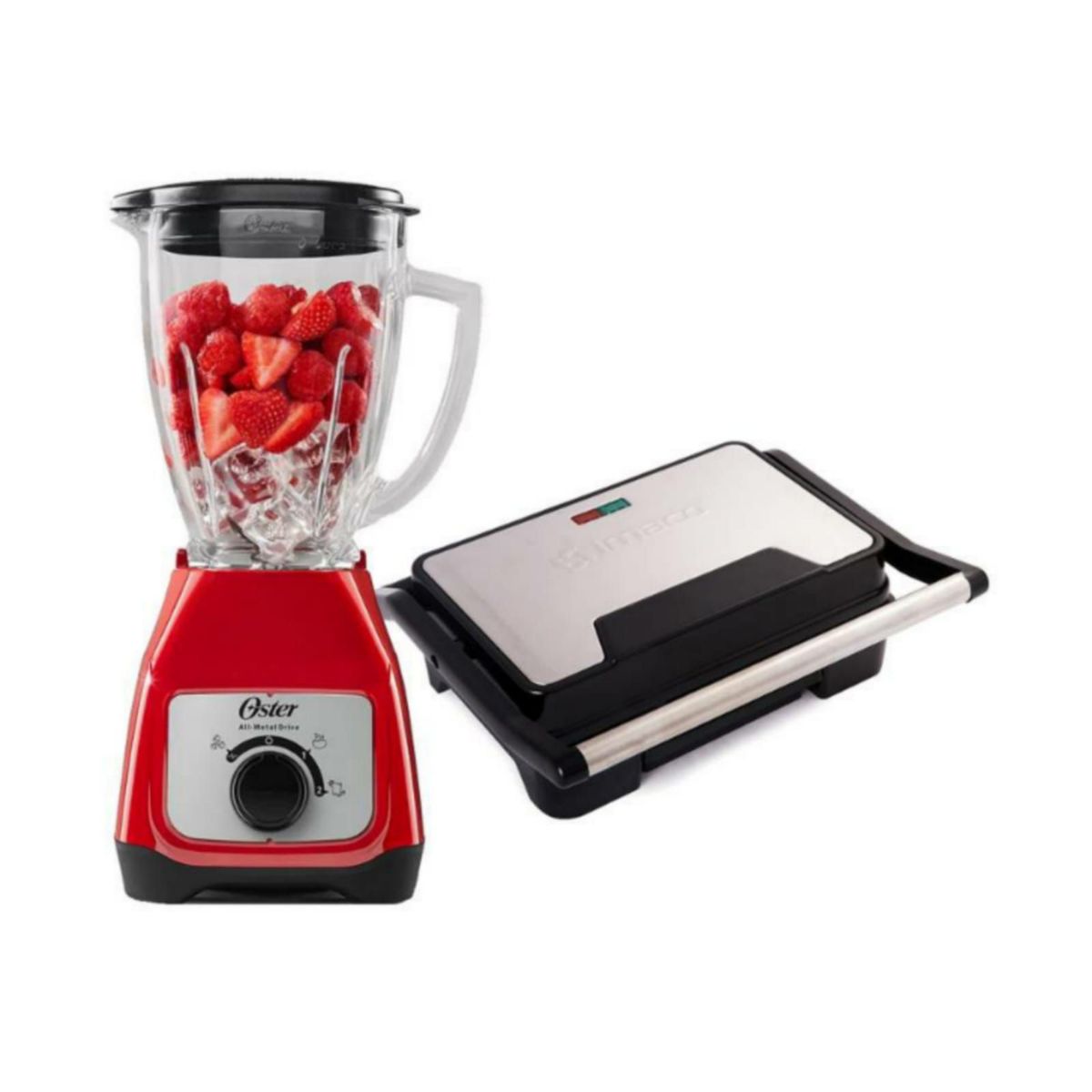 OSTER - Combo Licuadora BLSTKAGRRD Mini Grill Imaco IG2314