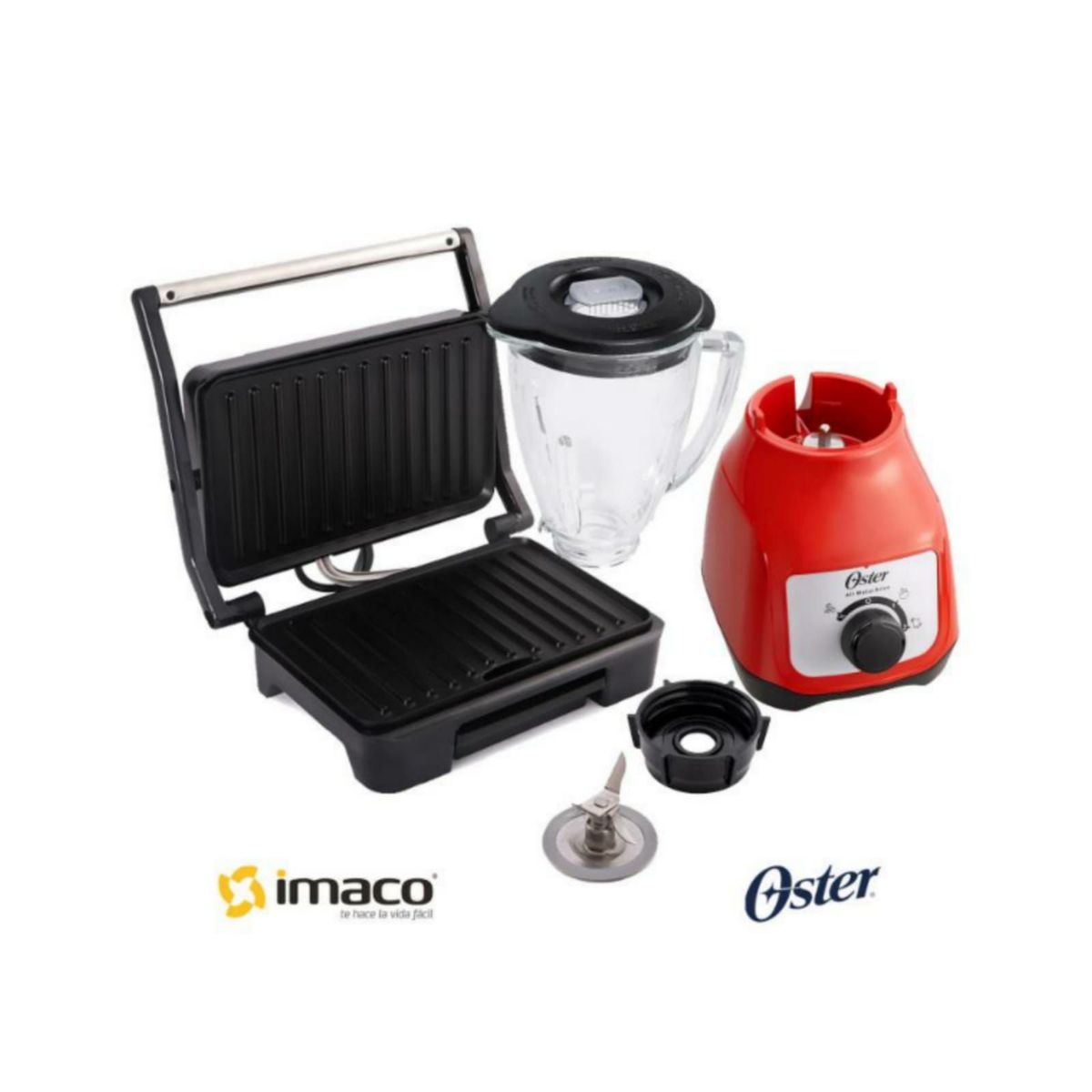 OSTER - Combo Licuadora BLSTKAGRRD Mini Grill Imaco IG2314