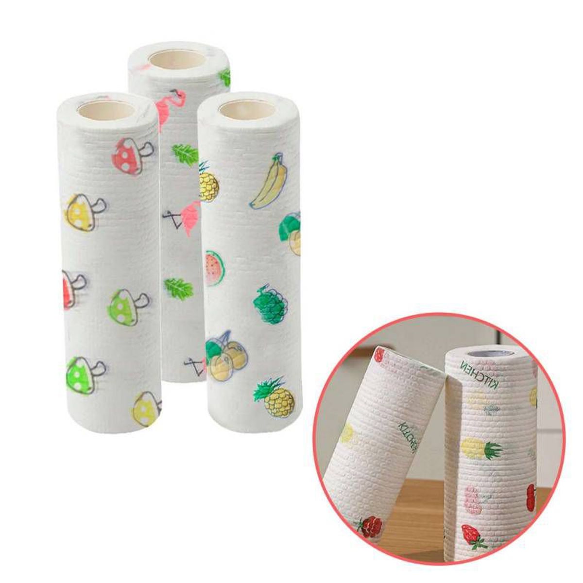 GENERICO - Papel Absorbente Reutilizable Kawaii
