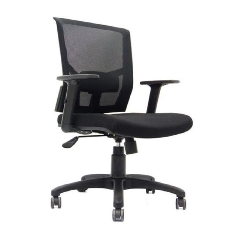 MOBELART - Silla de Oficina Ejecutiva Delphi 1 BN Negro möbelArt