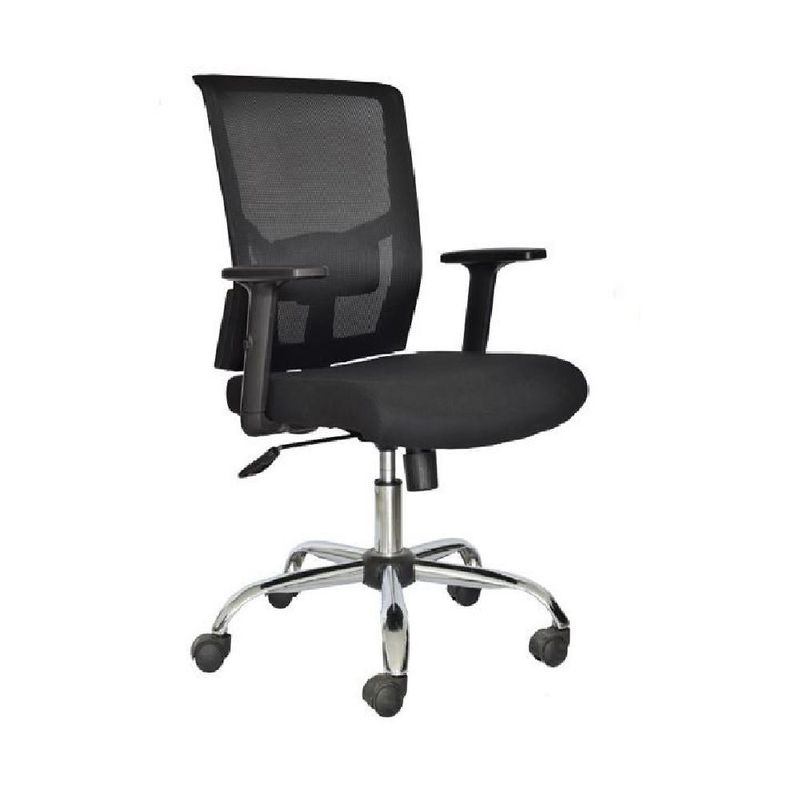MOBELART - Silla de Oficina Ejecutiva Delphi 1 BC Negro möbelArt