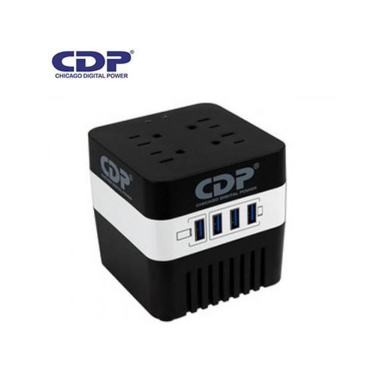 CDP - Estabilizador Cdp Ru-avr604i 600va/300w 4 Salidas 4 Puertos USB