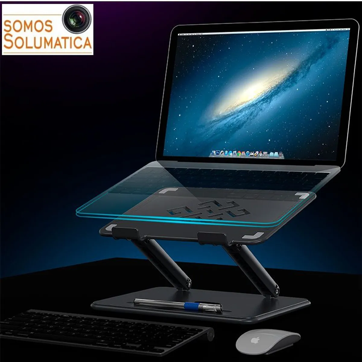 OEM - Soporte Para Laptop Y Macbook - Plegable - Altura Regulable