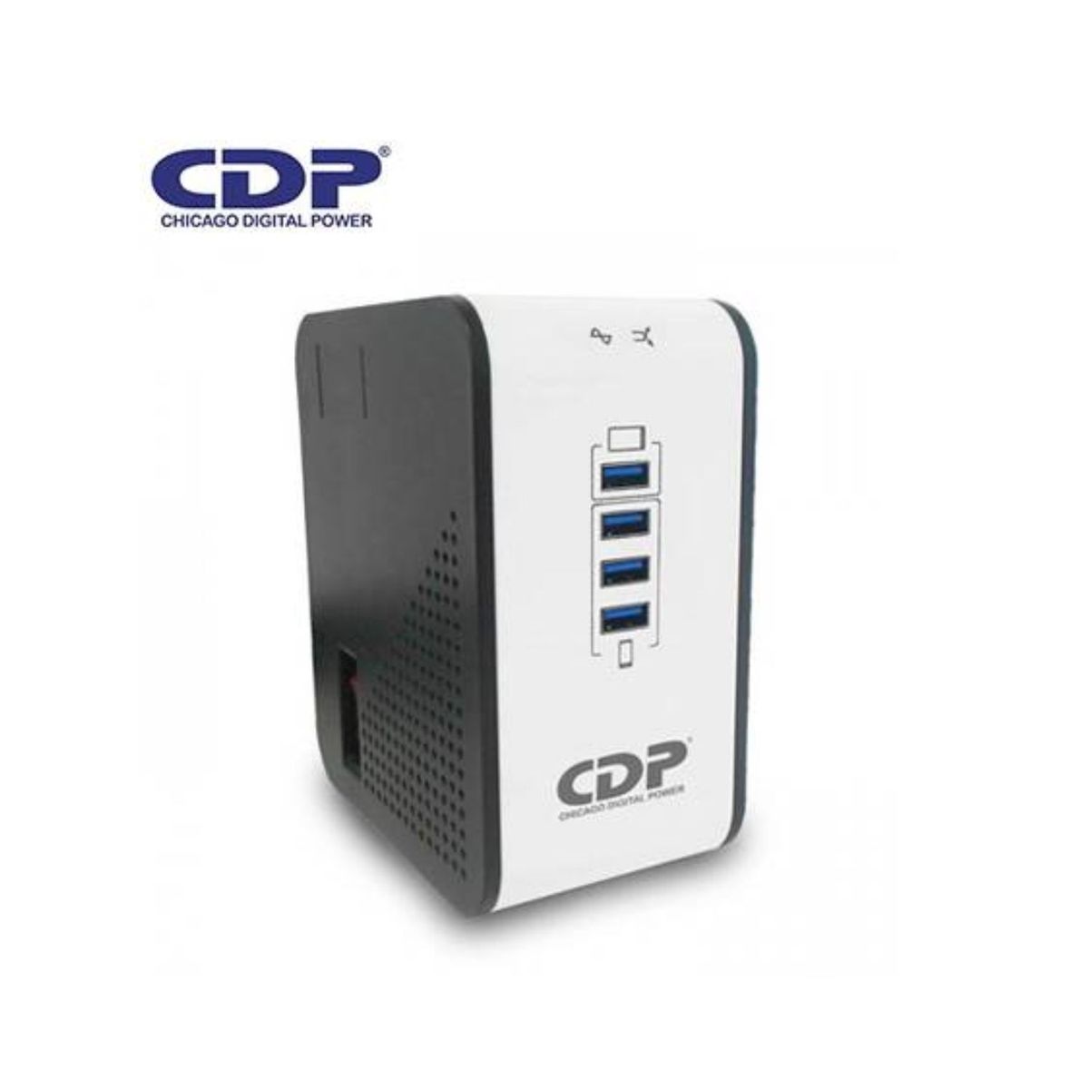 CDP - Estabilizador Cdp R2cu-avr1008i 8 Salidas 4 Puertos USB 1000va/500w