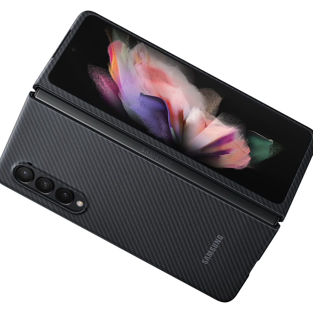 SAMSUNG - Samsung Galaxy Z Fold 3 Aramid Cover Original