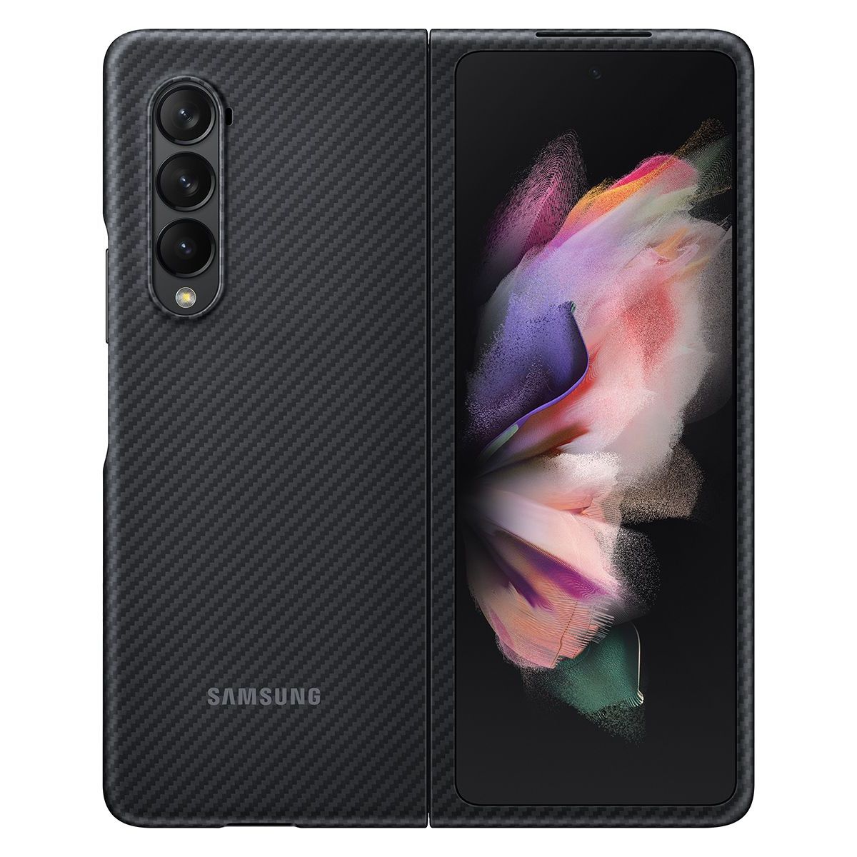 SAMSUNG - Samsung Galaxy Z Fold 3 Aramid Cover Original