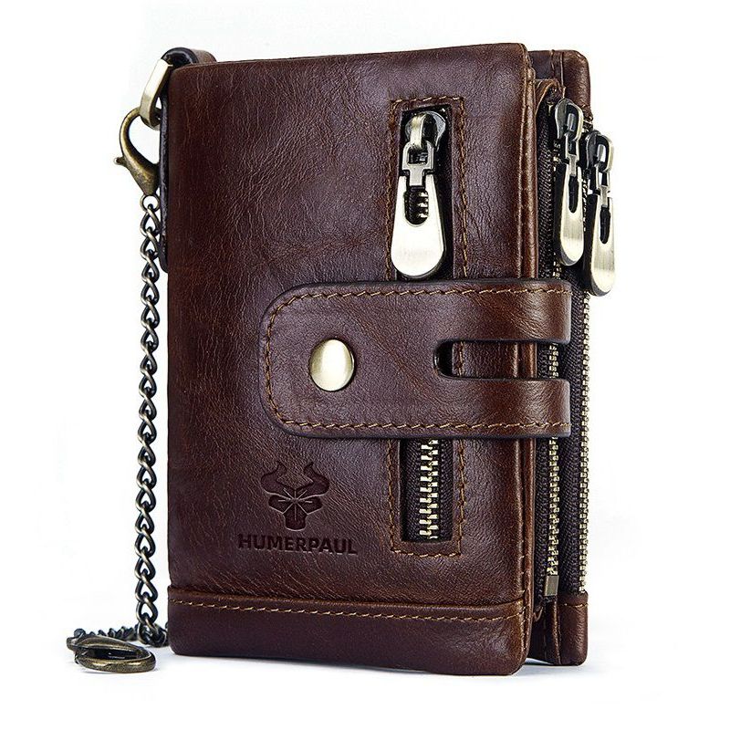 GENERICO - BILLETERA HOMBRE HUMERPAUL - 1998 CUERO ORIGINAL