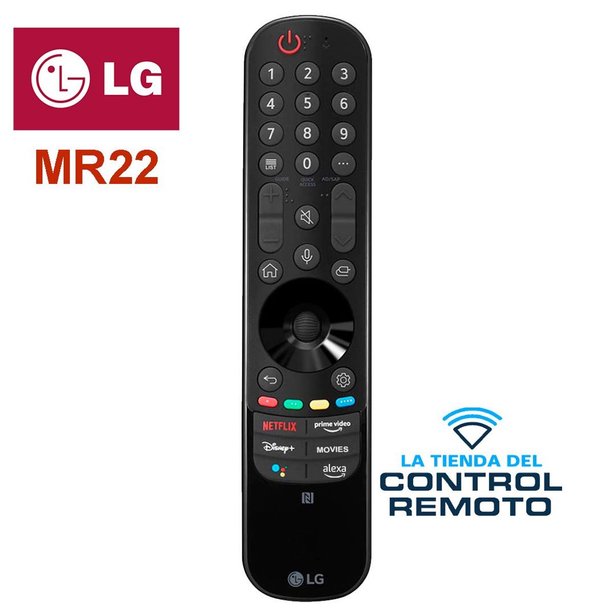 LG - Control LG Magic Remote MR22 Modelo 2022 Original