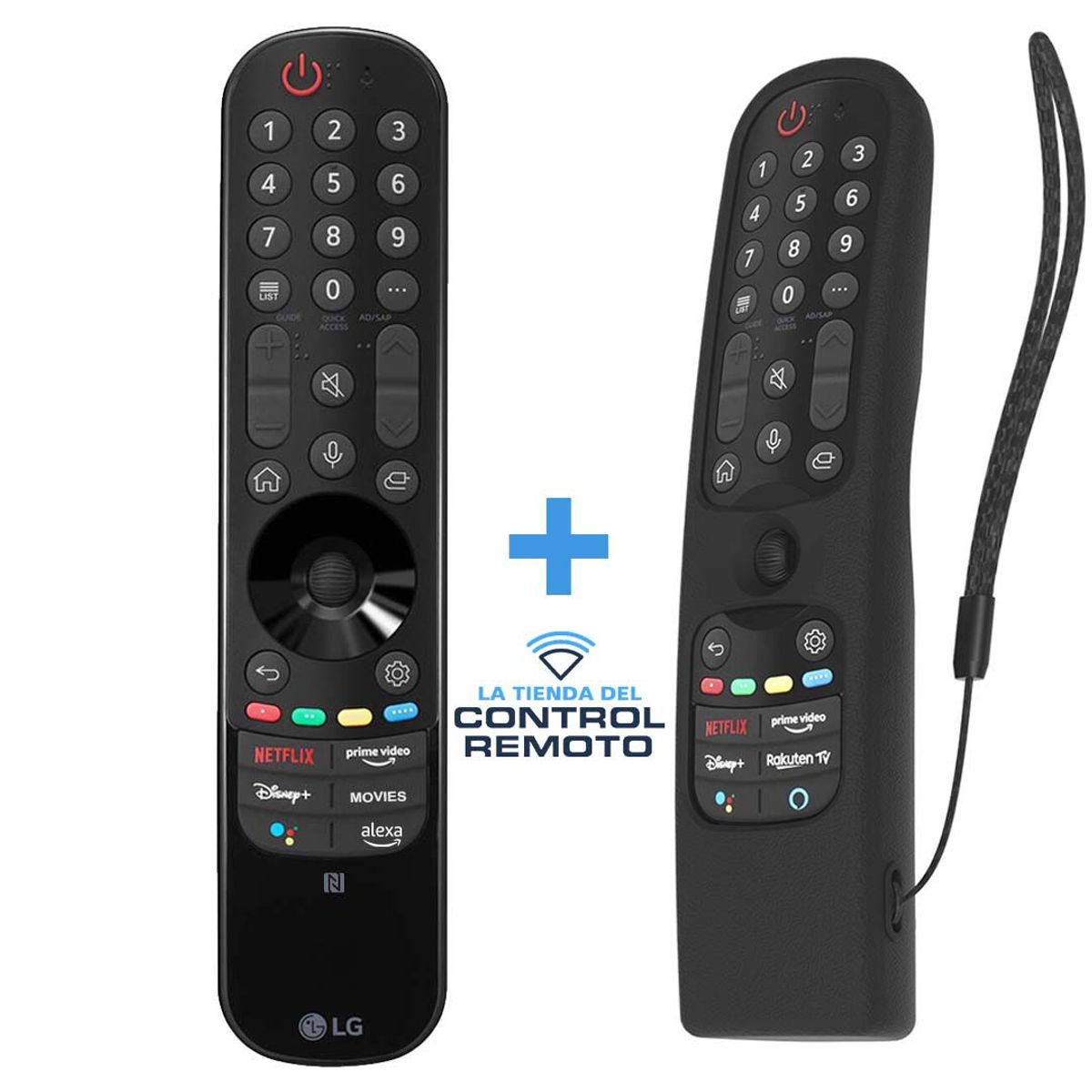 LG - Control LG Magic Remote MR22 + Funda Negra