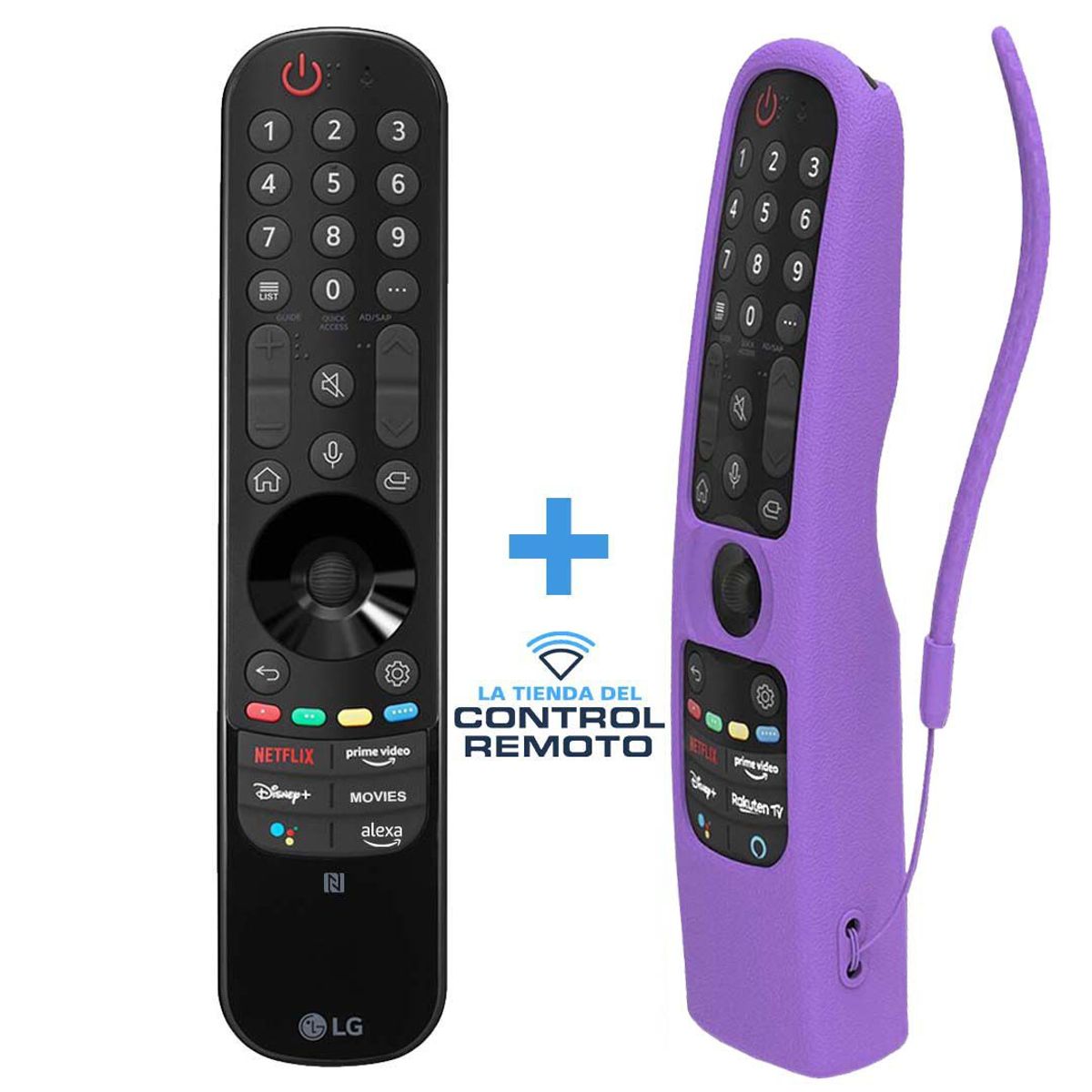 LG - Control LG Magic Remote MR22 + Funda Lila