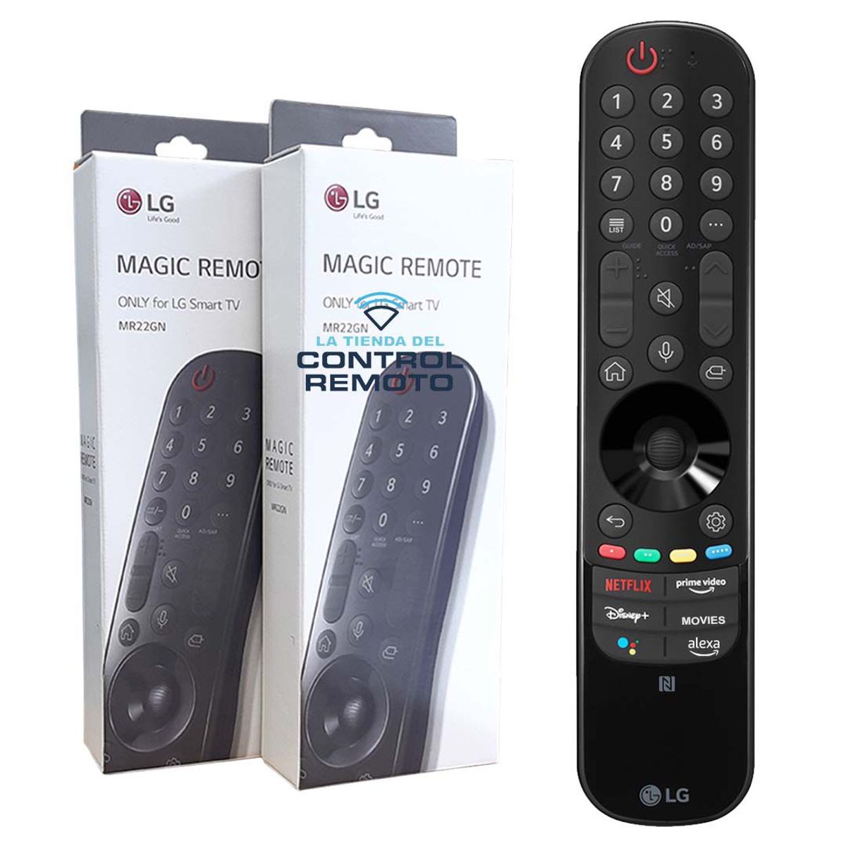 LG - Control LG Magic Remote MR22 + Funda Lila