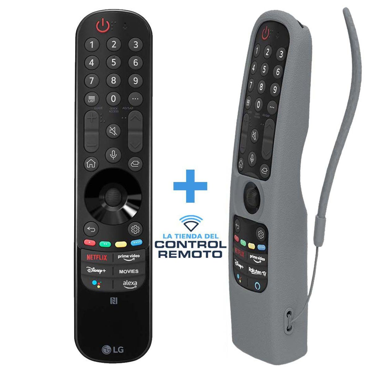 LG - Control LG Magic Remote MR22 + Funda Gris