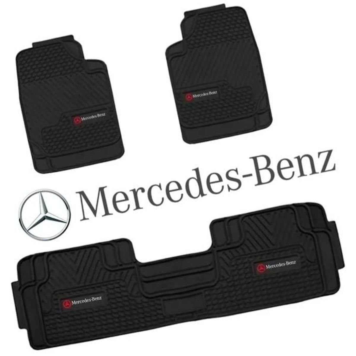 GENERICO - Pisos MERCEDES BENZ para Autos y Camionetas 3piezas