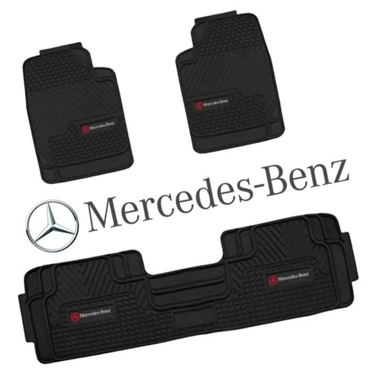 GENERICO - Pisos MERCEDES BENZ para Autos y Camionetas 3piezas